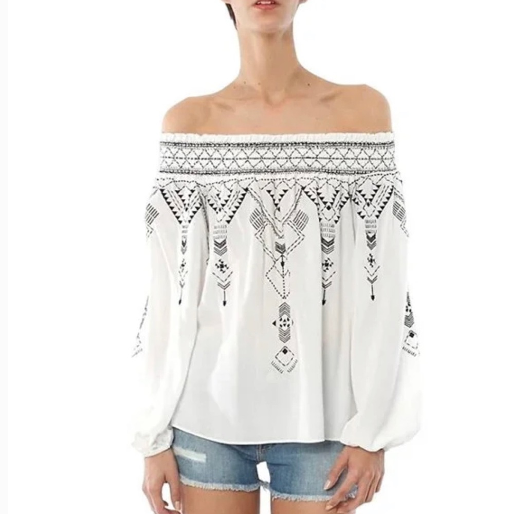 Parker off the shoulder top